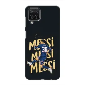 Чехлы для Samsung Galaxy M12 (Leo чемпион) (AlphaPrint) (Messi ПСЖ)
