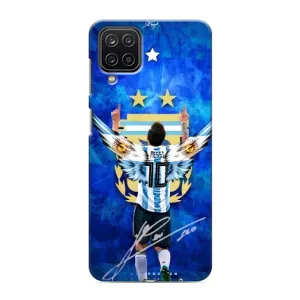 Чехлы для Samsung Galaxy M12 (Leo чемпион) (AlphaPrint) (Месси сборная)