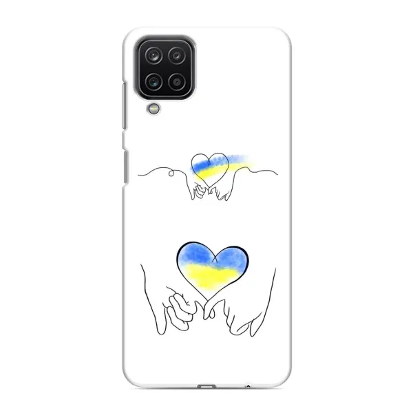 Чохол з принтом «Мир Україні» для Samsung Galaxy M12