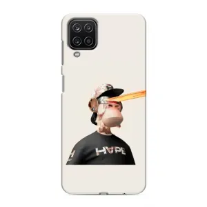 Чехлы с Обезьянами NFT для Samsung Galaxy M12 (AlphaPrint) (обезьяна NFT в очках)