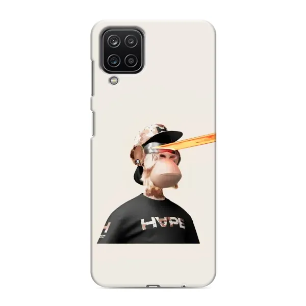 Чехол с принтом «обезьяна NFT в очках» для Samsung Galaxy M12 Чехол с принтом «обезьяна NFT в очках» для Samsung Galaxy M12