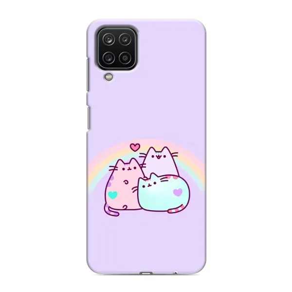 Чехол с принтом «Радужные котики» для Samsung Galaxy M12