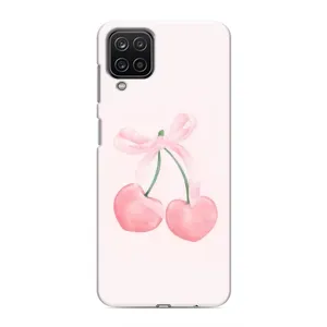 Чохол з розовим принтом для Samsung Galaxy M12 (Рожеві вишні)