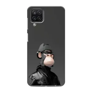 Чехлы с Обезьянами NFT для Samsung Galaxy M12 (AlphaPrint) (стильная обезьяна NFT)