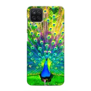 Чехол с принтом «Яркий Павлин» для Samsung Galaxy M12