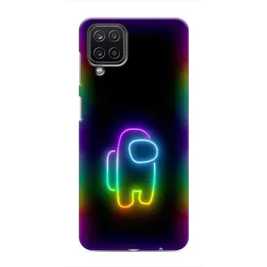 Чехол Амонг Ас для Samsung Galaxy M12 (AlphaPrint) (Яркий скин)