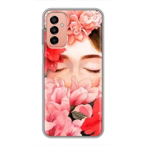 Чехлы (ART) Цветы на Samsung Galaxy M13 (VPrint) (Очі в квітах)