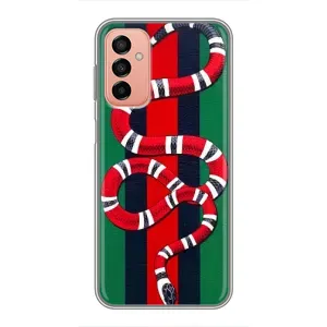 Чехлы ГУЧЧИ для Самсунг М13 (AlphaPrint) (Gucci змия)