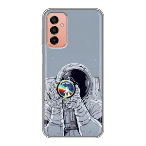 Чехол NASA для Samsung Galaxy M13 (AlphaPrint) (Космонавт фото)