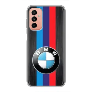 Чехол для Самсунг М13 - с принтом БМВ (AlphaPrint) (Лого BMW)