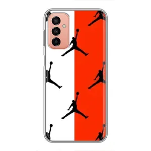 Чохли для Samsung Galaxy M13 - з картинкою JORDAN (AlphaPrint) (Лого Джордан)