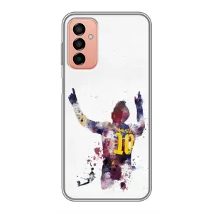 Чехлы Месси для Samsung Galaxy M13 (AlphaPrint) (Messi Barca)