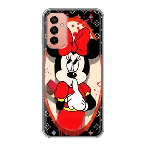 Чехол Disney Mouse Samsung Galaxy M13 (PREMIUMPrint) (Минни Маус ЛВ)