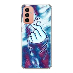 Чохол з принтом «Радужне серце» для Samsung Galaxy M13