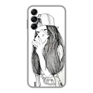 Чохол з друком для Samsung Galaxy M14 (M146) - (Мода) (AlphaPrint) (Фото дівчини)