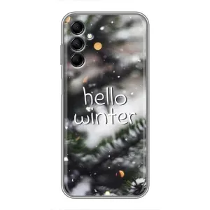 Новорічні, Святкові Чохли для Samsung Galaxy M14 (M146) - 2024 год (Hello winter)