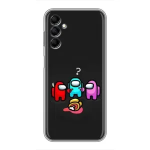 Чехол Амонг Ас для Samsung Galaxy M14 (M146) (AlphaPrint) (Импостер)