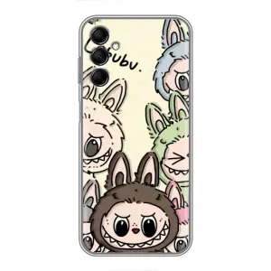 Чехол с Лабубу на Samsung Galaxy M14 (M146) (Золотая обезьяна Bored Ape)