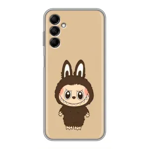 Чехол с Лабубу на Samsung Galaxy M14 (M146) (Bored Ape в красном)