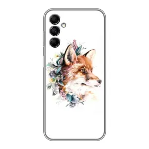 Чохли з картинкою Лисичка для Samsung Galaxy M14 (M146) (VPrint) (Лиса в квітах)
