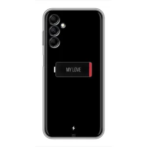 Чехлы для любимой на Samsung Galaxy M14 (M146) (VPrint) (Love battery)