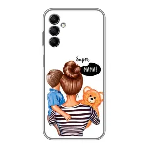 Чохол з друком для Samsung Galaxy M14 (M146) - (Мама з дитинкою) (AlphaPrint) (Мама з синочком)