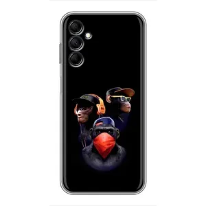 Чохол з Мавпами Samsung Galaxy M14 (M146) - (AlphaPrint) (Три мавпи)