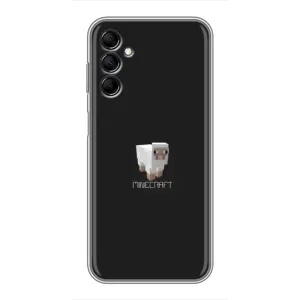 Чехол Майнкрафт на Samsung Galaxy M14 (M146) (AlphaPrint) Minecraft (Овечка Майнкрафт)