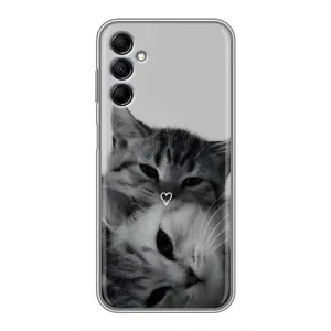 Чохол з малюнком кіт на Samsung Galaxy M14 (M146) (Пара котів)