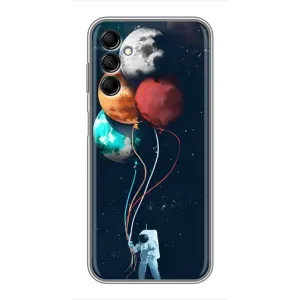 Космічні Чохли для Samsung Galaxy M14 (M146) (VPrint) (Планети кульки)