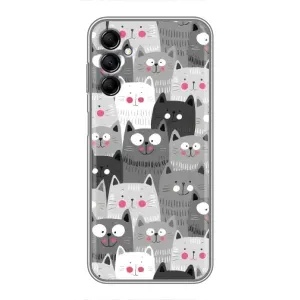 Чохли з Котиками для Samsung Galaxy M14 (M146) (VPrint) (Мальовані котики)