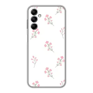 Чохол з розовим принтом для Samsung Galaxy M14 (M146) (Рожеві квіти)