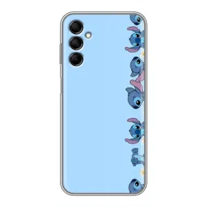 Чехол с принтом Стич на Samsung Galaxy M14 5g (M146) (Стич фон)