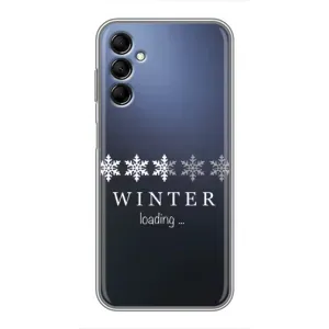 Зимні Чохли для Samsung Galaxy M14 (M146) - прозорий фон (Winter loading)