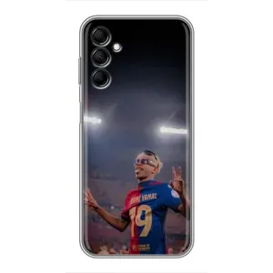 Чехол с футболистом Ламин Ямаль Samsung Galaxy M14 (M146) (Ямаль на стадионе)