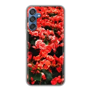 Чехлы с Цветами для Samsung Galaxy M15 (M156) (VPrint) (Цветы красные)