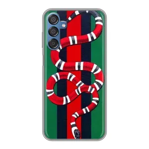 Чехлы ГУЧЧИ для Самсунг М15 (AlphaPrint) (Gucci змия)