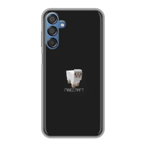 Чехол Майнкрафт на Samsung Galaxy M15 (M156) (AlphaPrint) Minecraft (Овечка Майнкрафт)