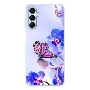 Чехлы с Цветами для Samsung Galaxy M16 (VPrint) (Бабочка на цветочке)