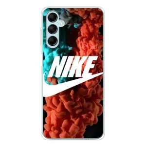 Чехол для Samsung Galaxy M16 - с принтом Найк (AlphaPrint) (Дымчатый найк)