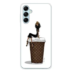 Чехлы Луи Витон для Samsung Galaxy M16 (AlphaPrint - LOUIS VUITTON) (кофе LOUIS VUITTON)