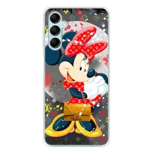 Чехол Disney Mouse Samsung Galaxy M16 (PREMIUMPrint) (Minni с бантиком)