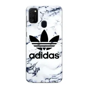 Чохли Адидас для Samsung Galaxy M21 (AlphaPrint) (Адідас на мраморі)