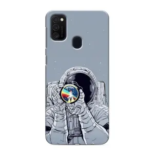 Чохол NASA для Samsung Galaxy M21 (AlphaPrint) (Космонавт фото)