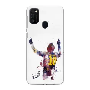 Чехлы Месси для Samsung Galaxy M21 (AlphaPrint) (Messi Barca)