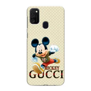 Чехол Disney Mouse Samsung Galaxy M21 (PREMIUMPrint) (Mikki Gucci)