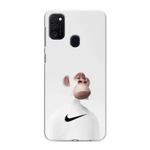 Чехлы с Обезьянами NFT для Samsung Galaxy M21 (AlphaPrint) (обезьяна NFT Nike)
