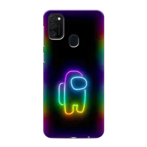 Чехол Амонг Ас для Samsung Galaxy M21 (AlphaPrint) (Яркий скин)
