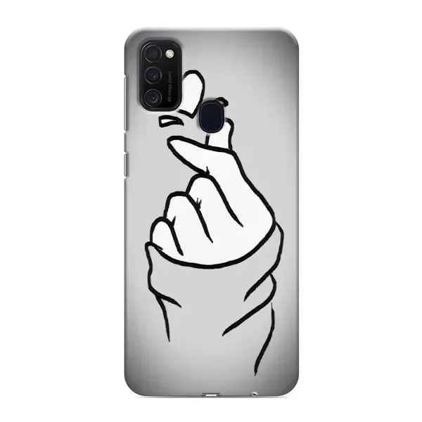Чохол з принтом «Значок Love» для Samsung Galaxy M21
