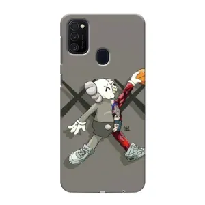 Чехлы для Samsung Galaxy M21s - Bearbrick Louis Vuitton (PREMIUMPrint) (Беарбрик Джордан)